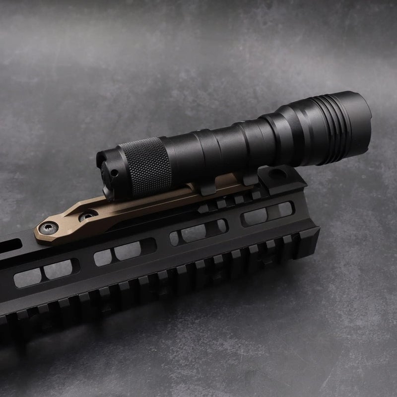 Jmtac Mlok Inline Scout Mount Low Profile Weapon Light Mount Aluminum, for M300 & M600 & HL-X Series Mlok Flashlight Mount - Image 4